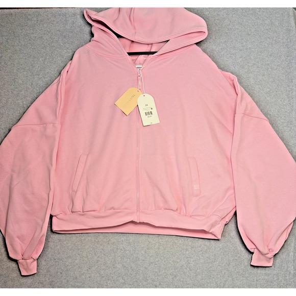 Blogilates Tops - Blogilates Women's Marshmallow Hoodie Oversized Sweatshirt in Pink 3X